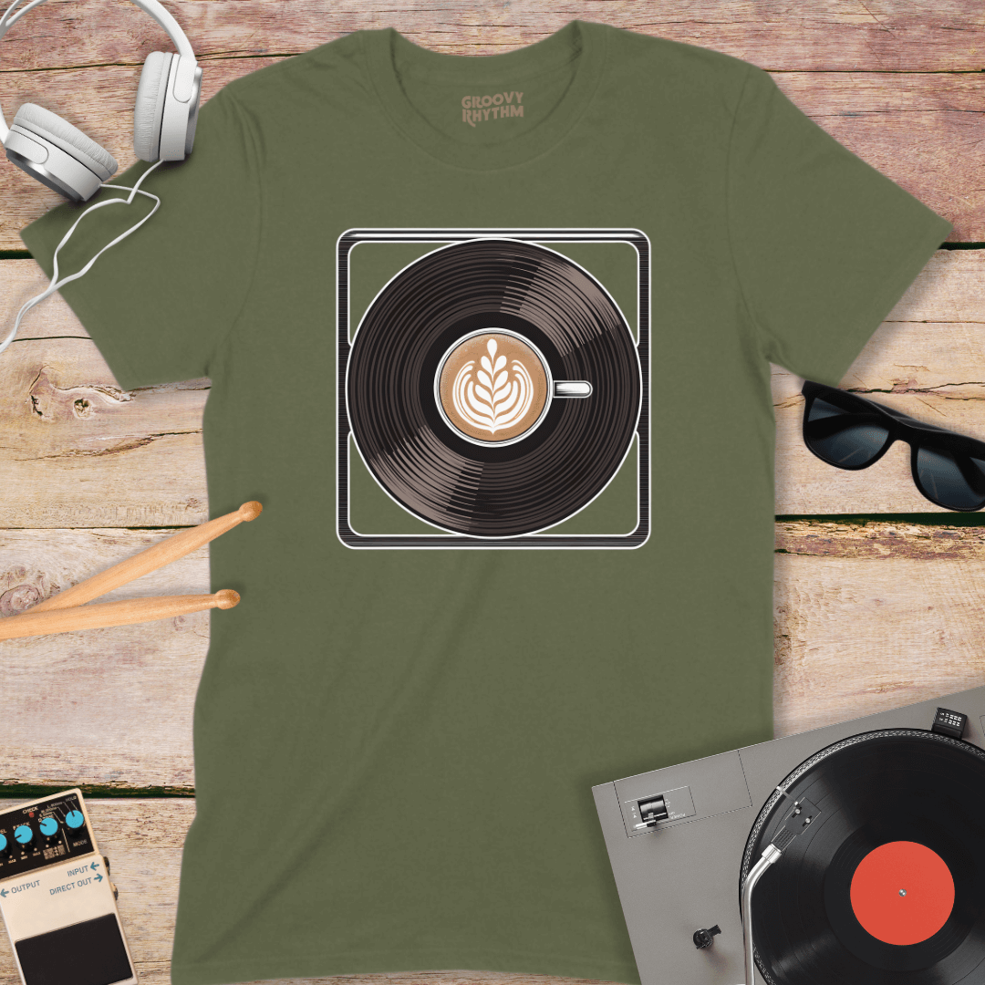 Cappuccino Record Tee