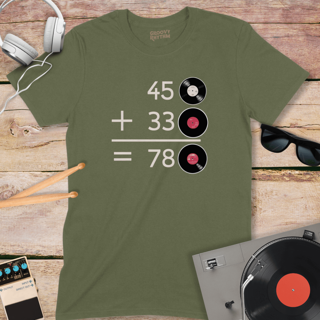 Vinyl Music Math Tshirt