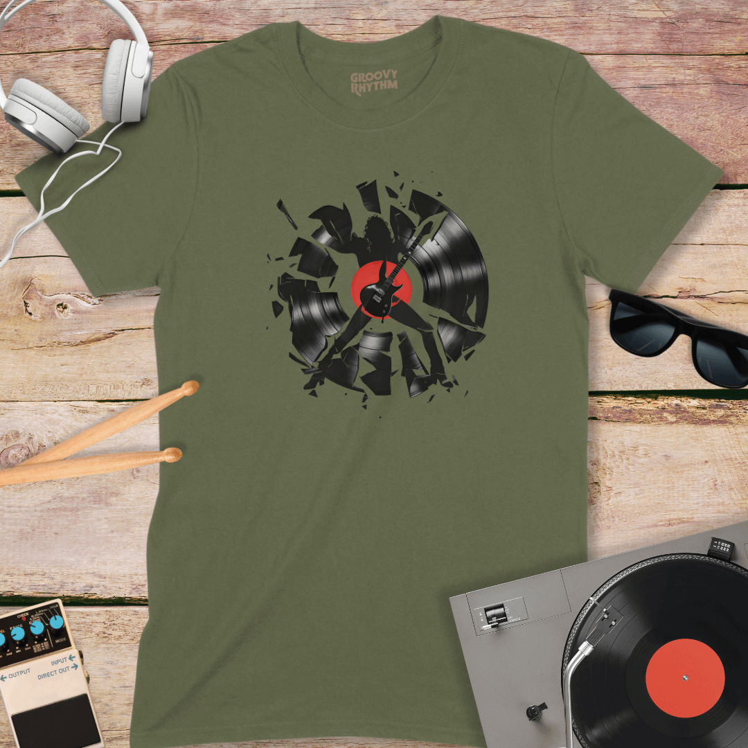 Shattered Vinyl Guitarist Tee