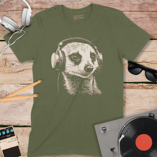 Meerkat Loves Music Tee