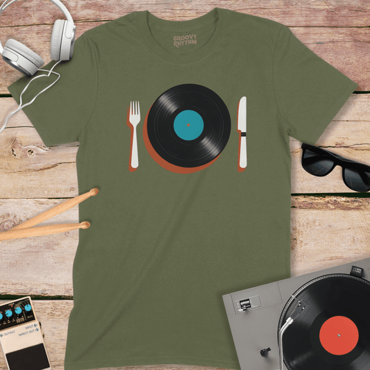 Vinyl for Dinner Tshirt