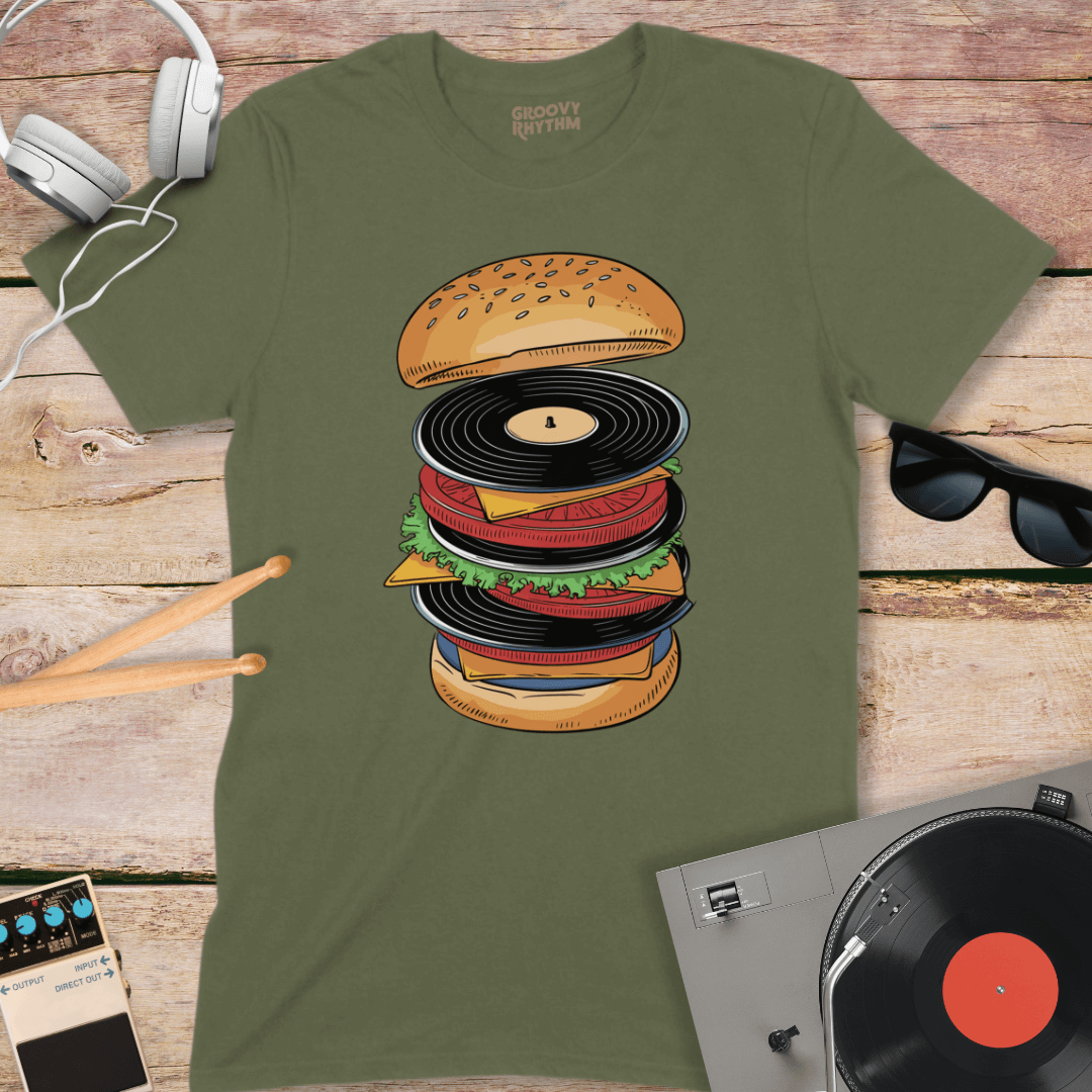 3x3 Vinyl Burger Tee