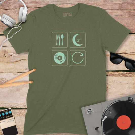 Eat, Sleep, Music, Repeat Tee