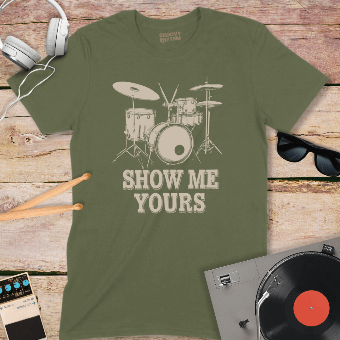 Show Me Yours Drum Tee