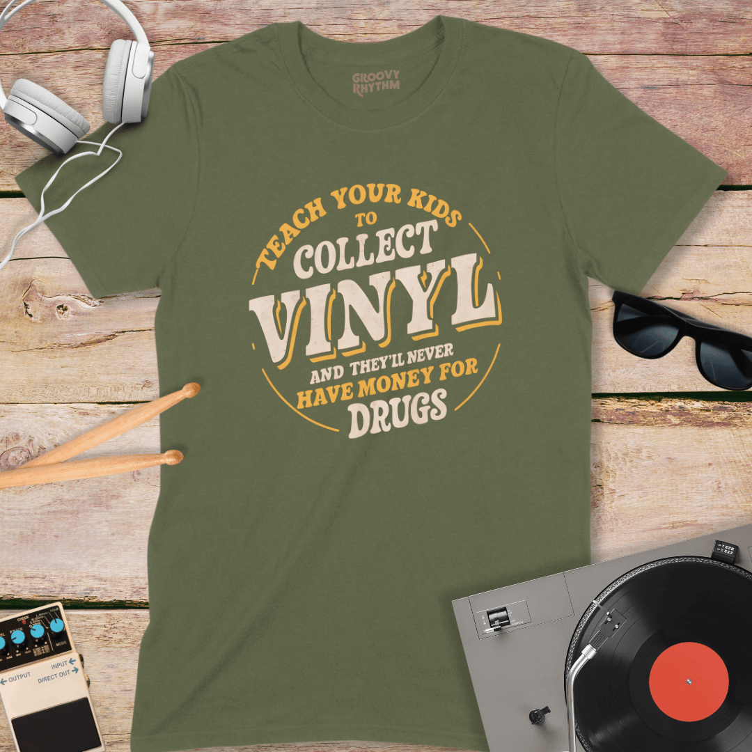 Teach Your Kids to Collect Vinyl Tee