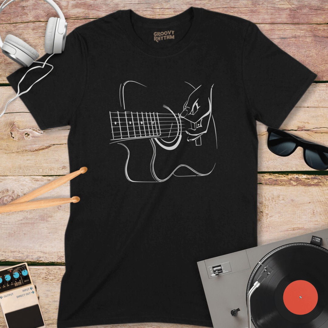 Classic Guitar Lineart Tee