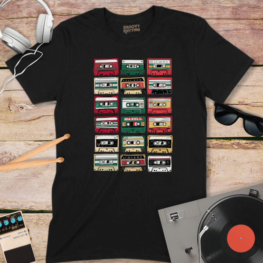 Wall of Cassettes Tee