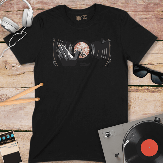 Vinyl DJ Scratch Tee