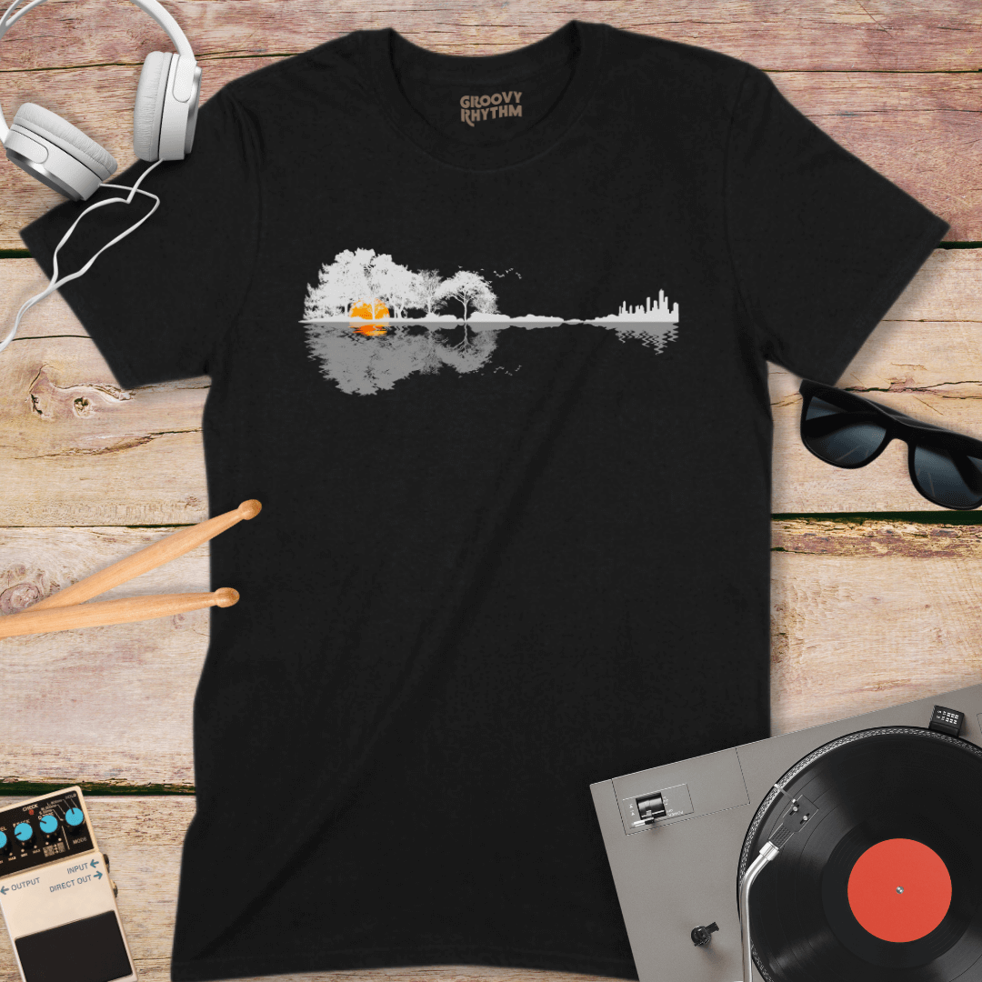 Guitar Sunset Tshirt