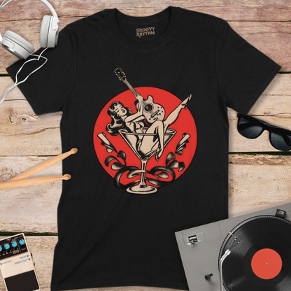 Retro Rockabilly Guitar Tshirt