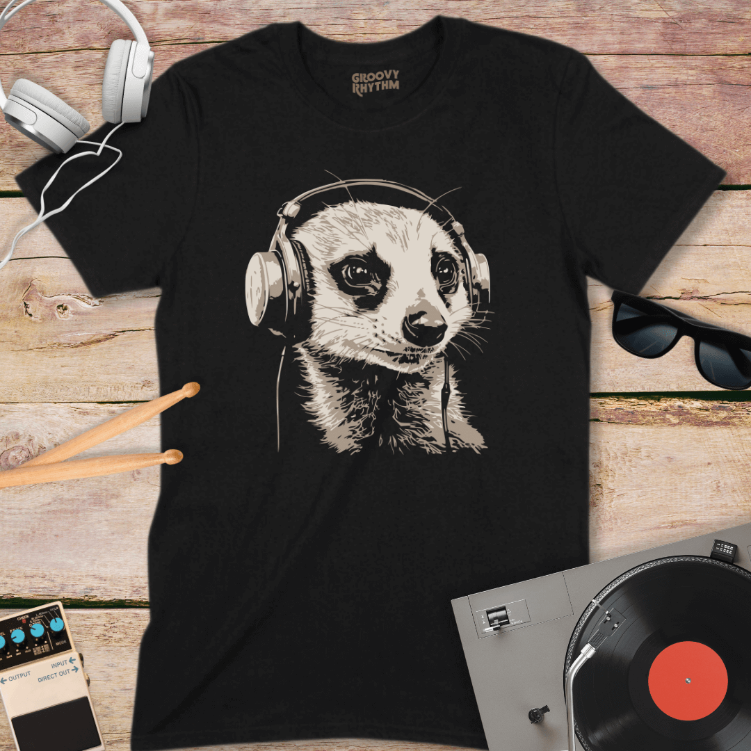 Meerkat Loves Music Tee