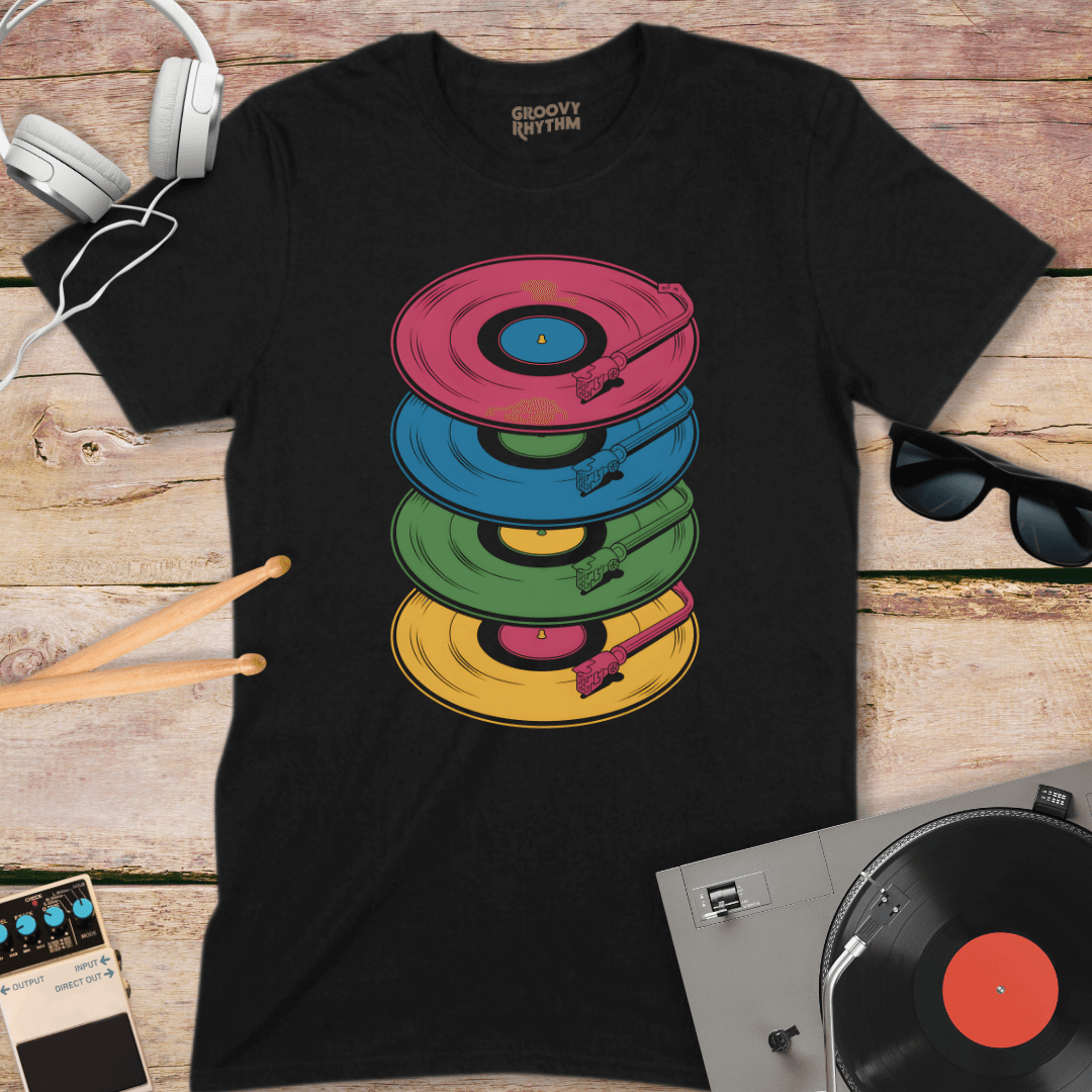 Pop Art Stack Vinyl Tshirt