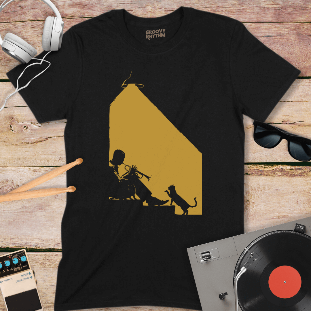 Jazz Cats Listening T-Shirt