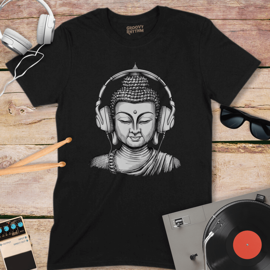 Buddha Loves Music Tshirt