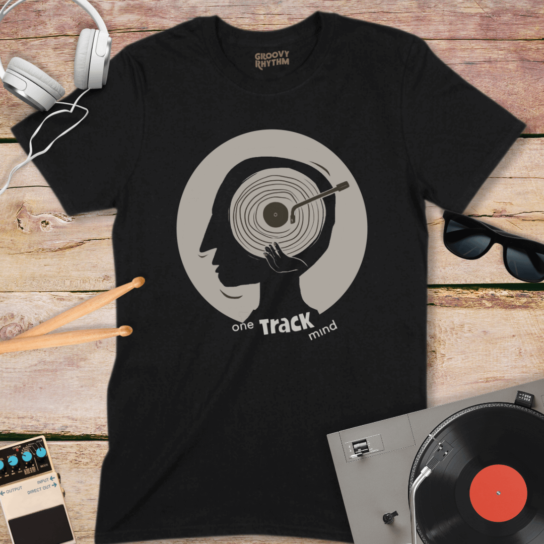 One Track Mind Vinyl Tee