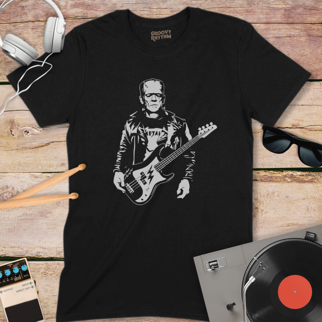 Frankenstein Rocks The Guitar Tee