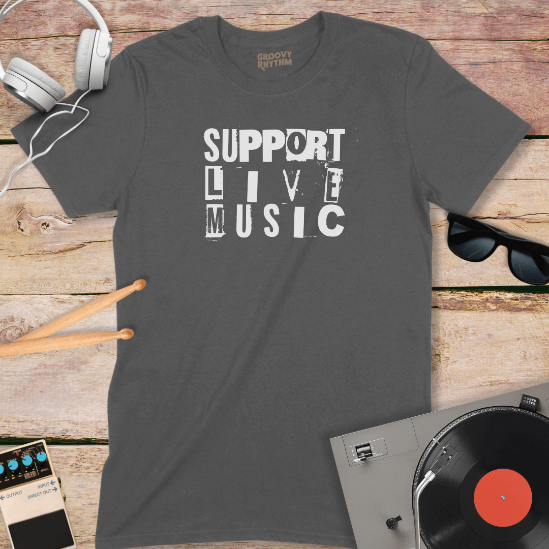 Support Live Music T-Shirt