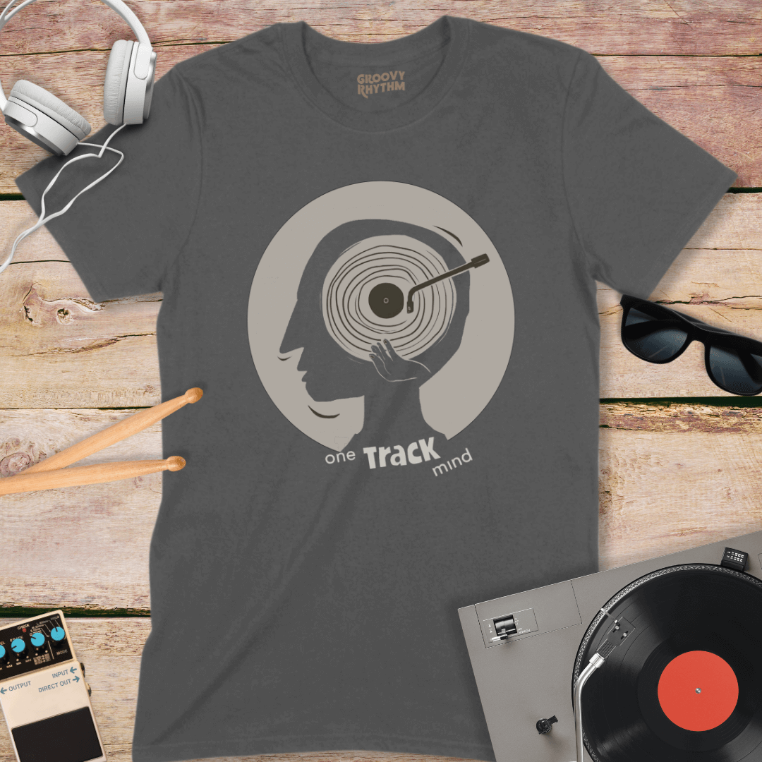 One Track Mind Vinyl Tee