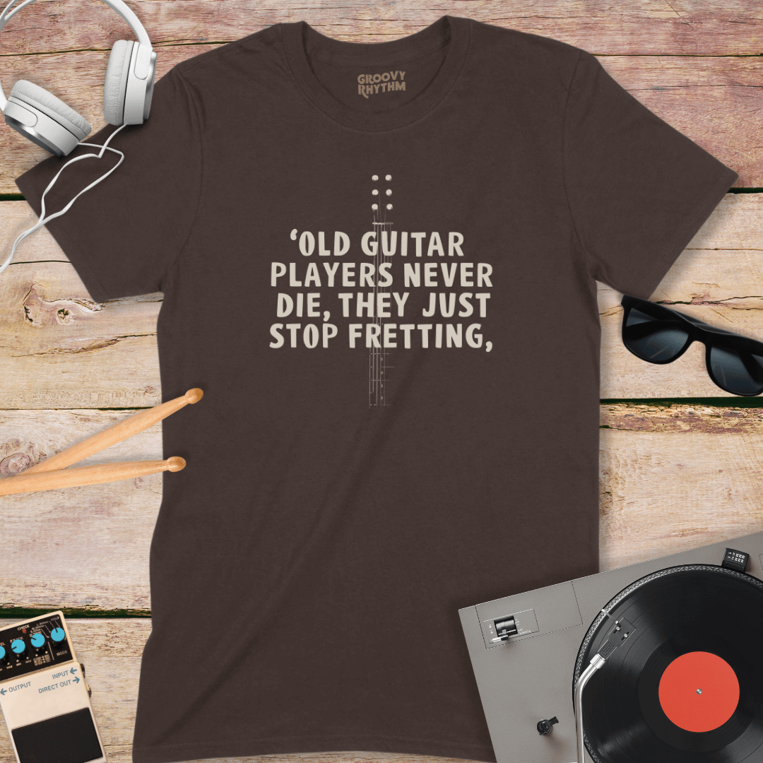 Old Guitar Players Don't Die Tee