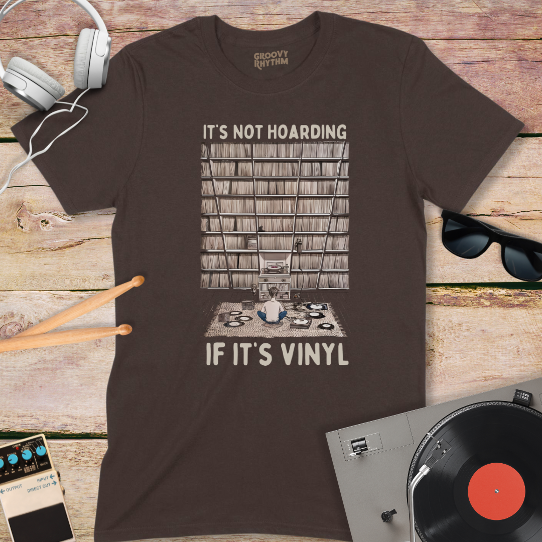 It's Not Hoarding If It's Vinyl Tee