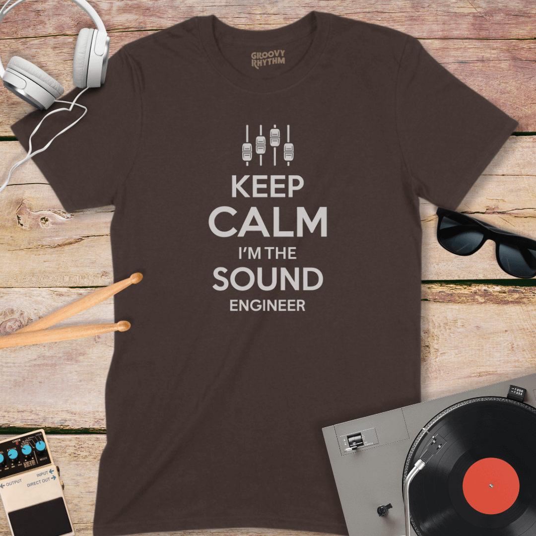 Keep Calm - Sound Engineer Tee