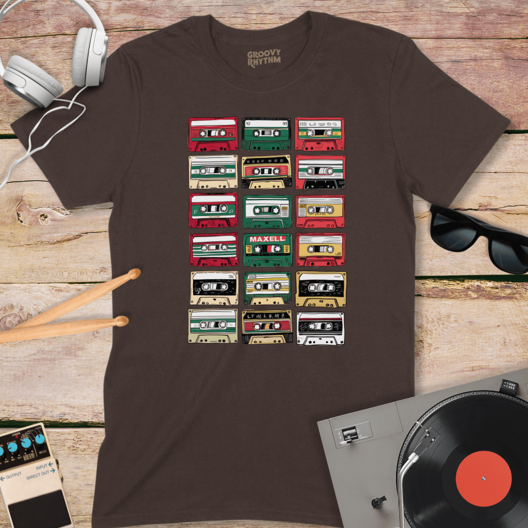 Wall of Cassettes Tee