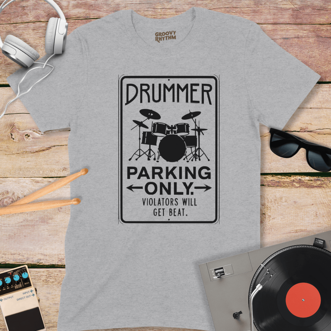 Drummer Parking Only Tee