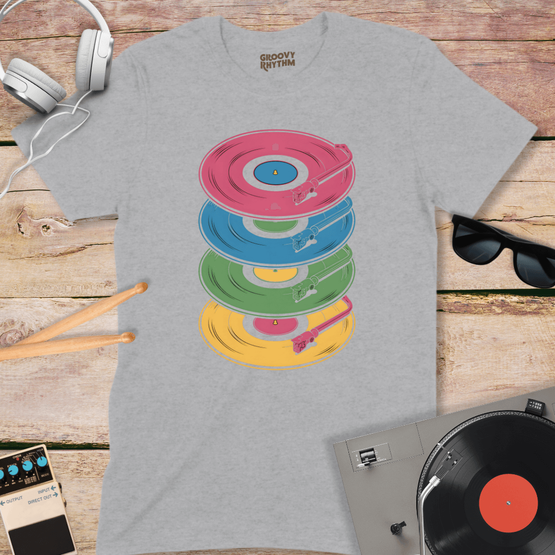 Pop Art Stack Vinyl Tshirt