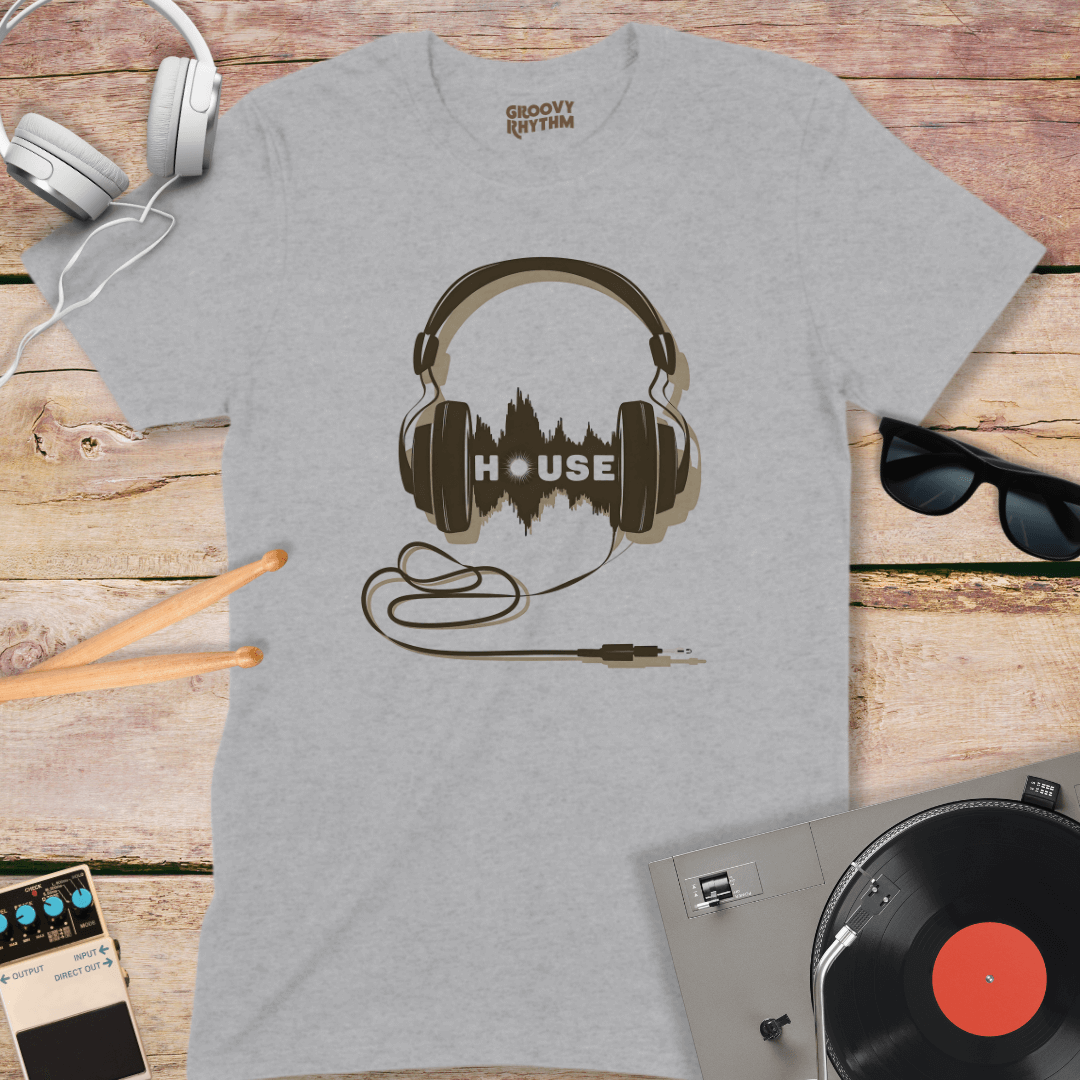 House Music Heaphone Tee