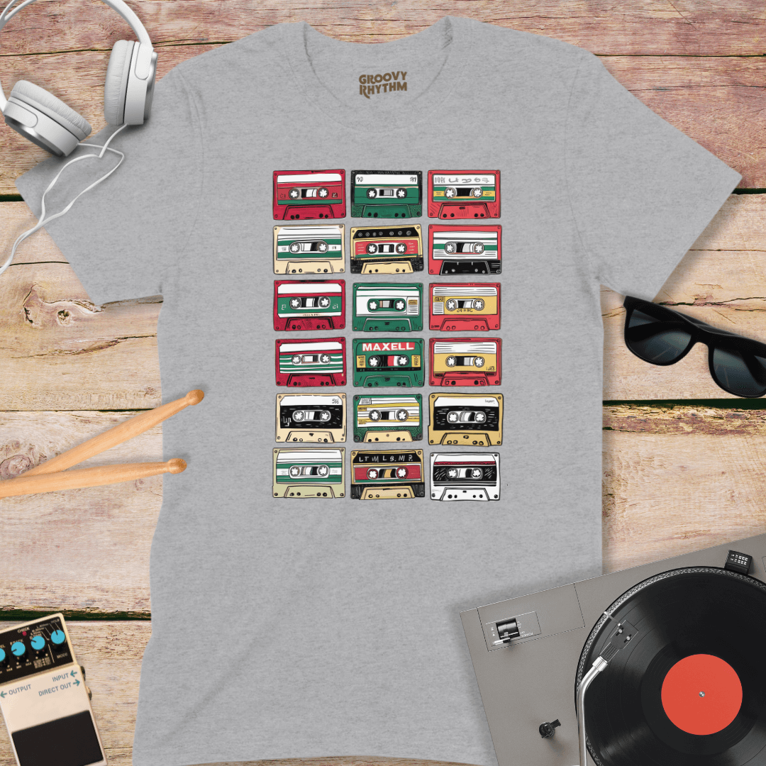 Wall of Cassettes Tee