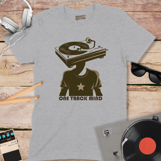 One Track Mind Vinyl Tee