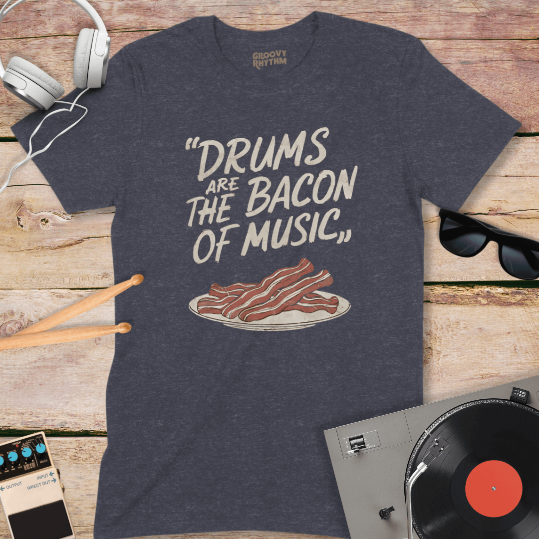 Drums are the Bacon of Music Tee