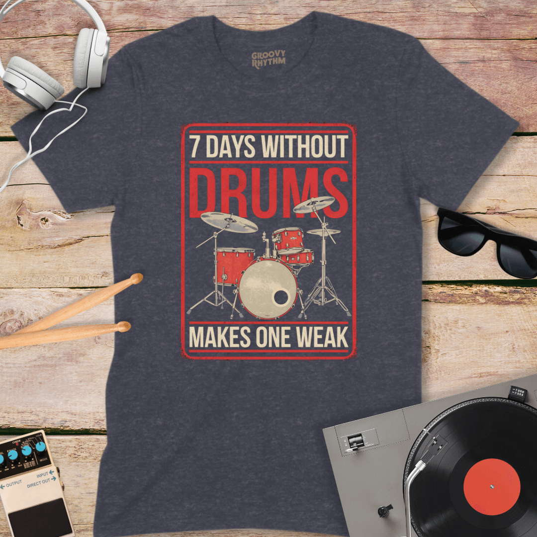 7 Days Without Drums Tshirt