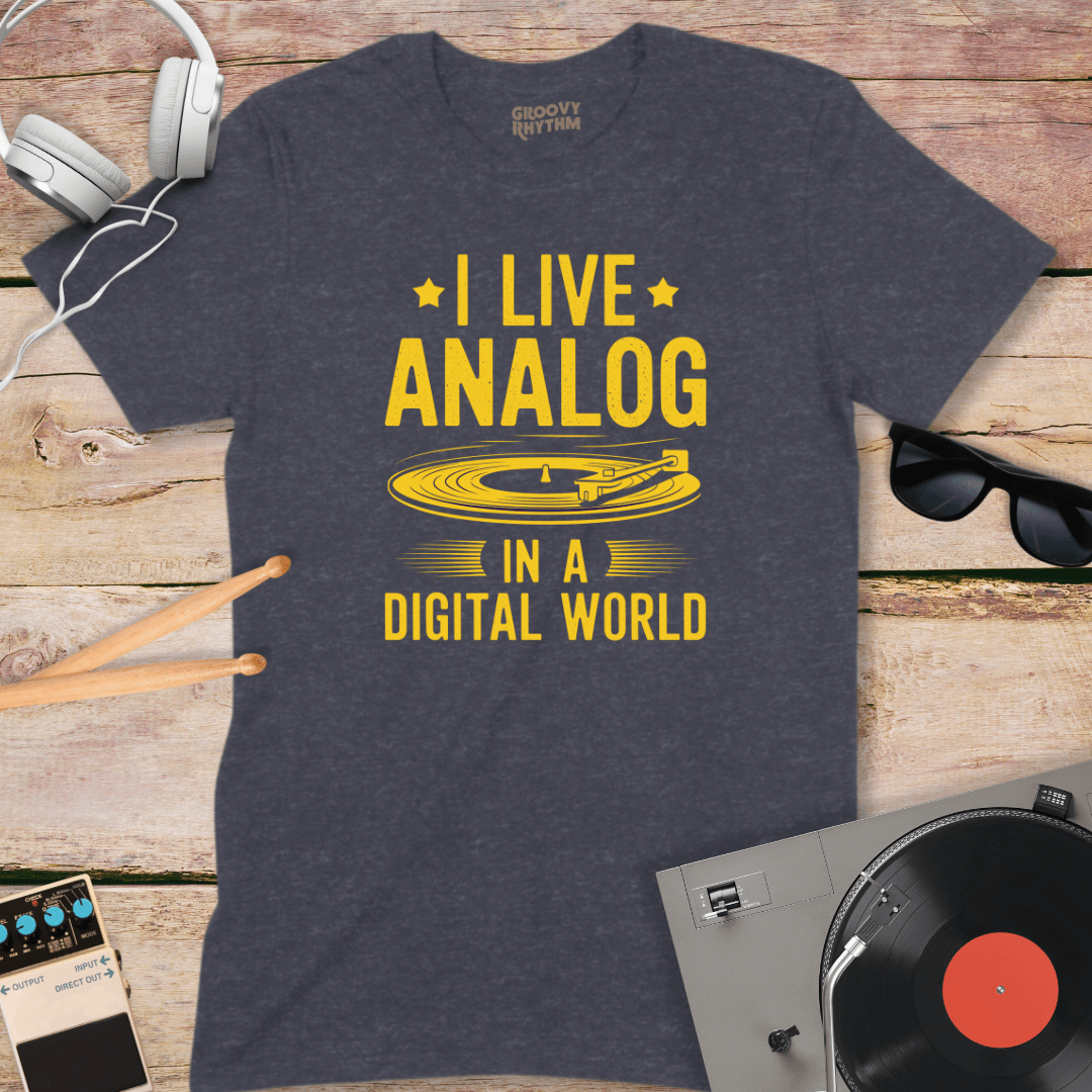 I Live Analog Tee