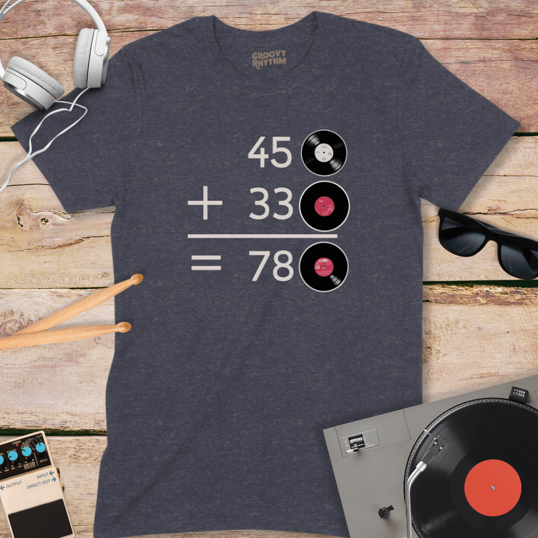 Vinyl Music Math Tshirt