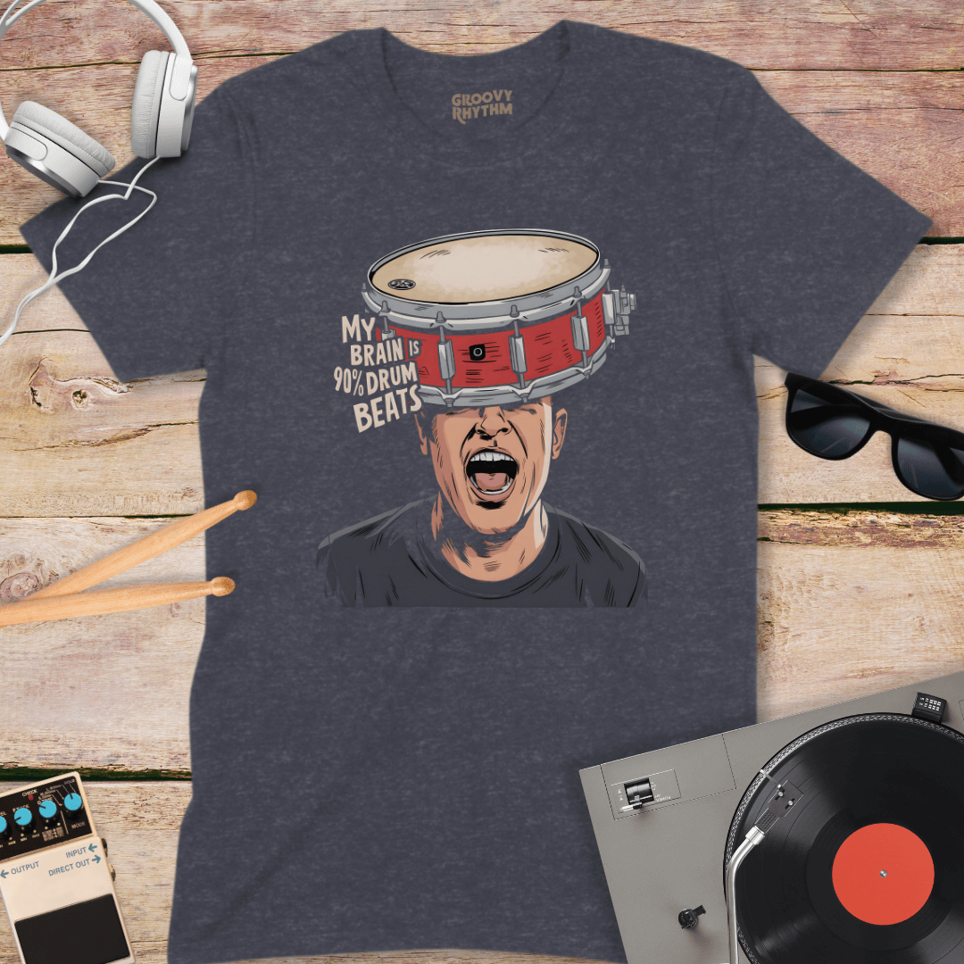 My Brain is 90% Drum Beats Tee