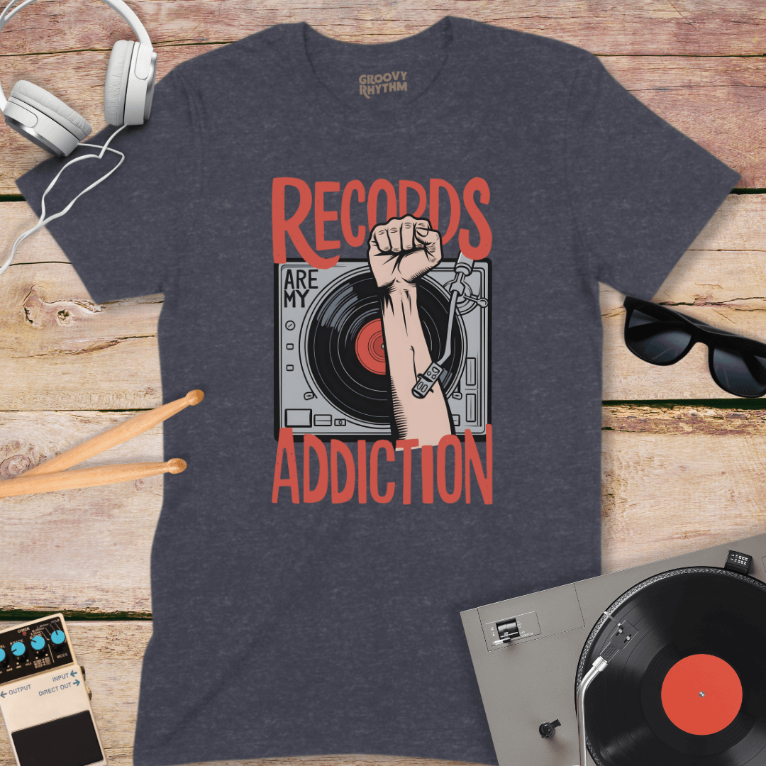 Records Are My Addiction T-Shirt