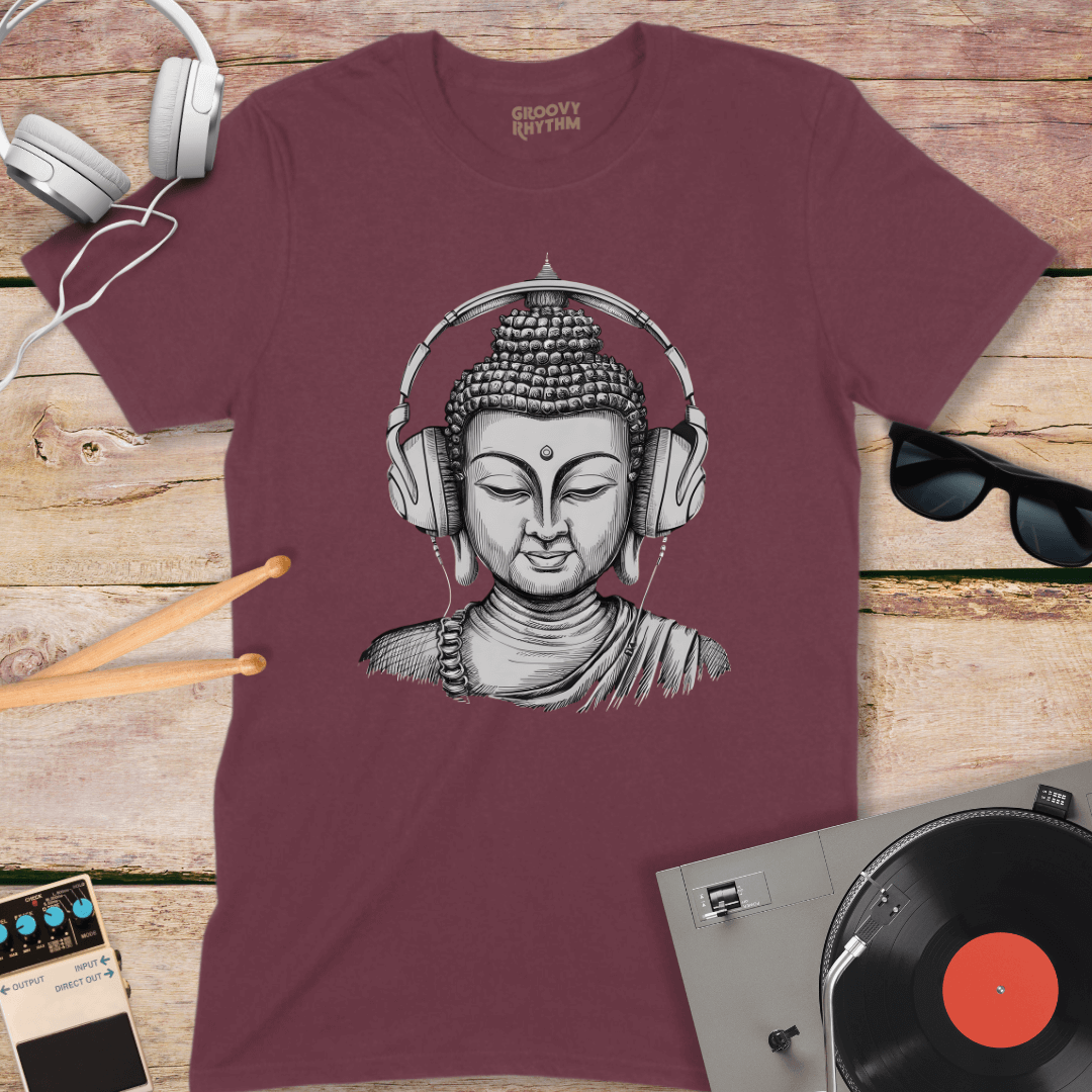 Buddha Loves Music Tshirt