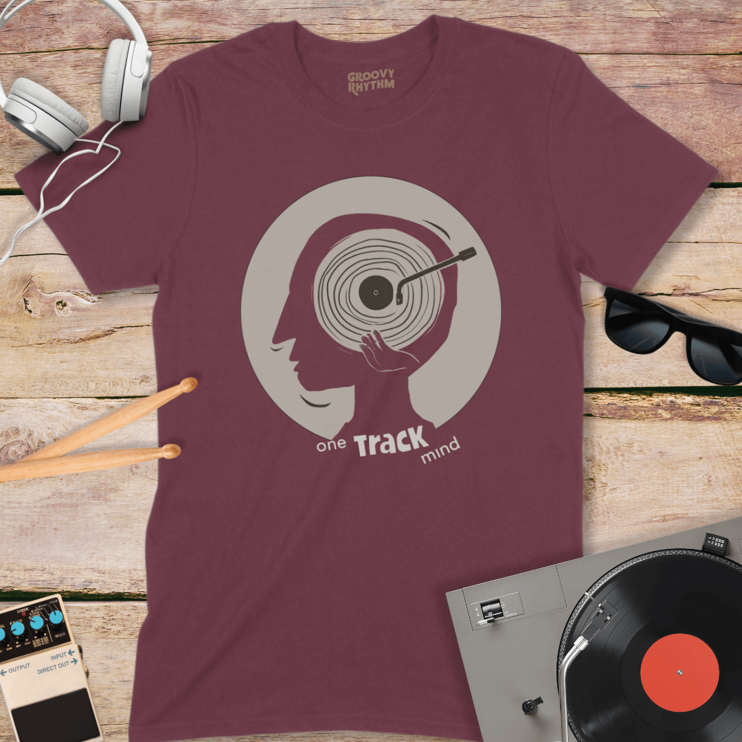 One Track Mind Vinyl Tee