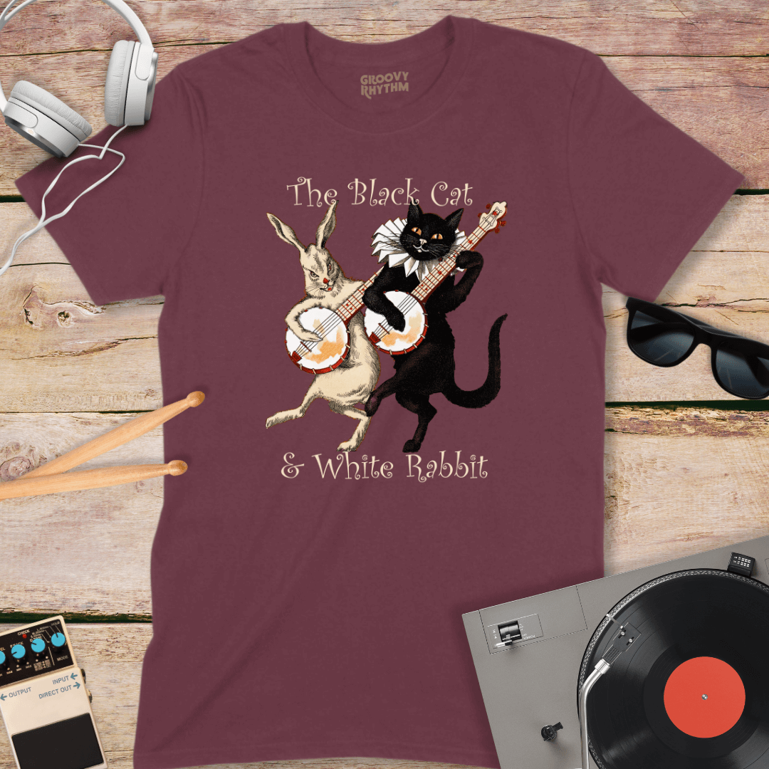 Black Cat White Rabbit Tee