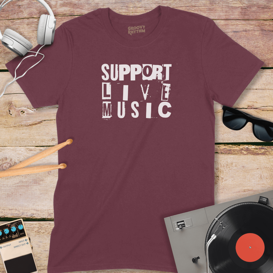 Support Live Music T-Shirt