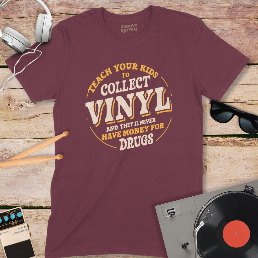 Teach Your Kids to Collect Vinyl Tee