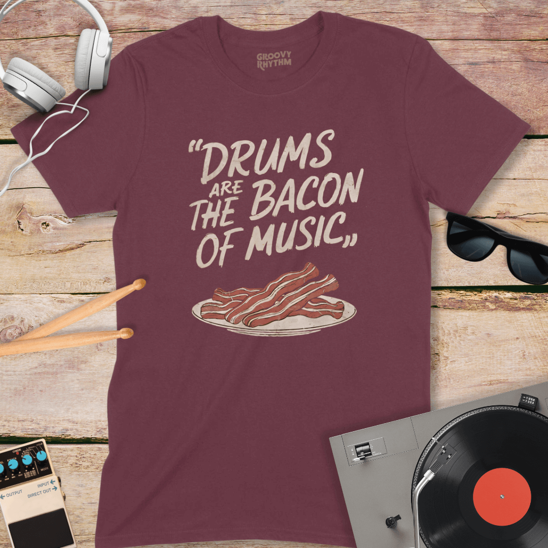 Drums are the Bacon of Music Tee