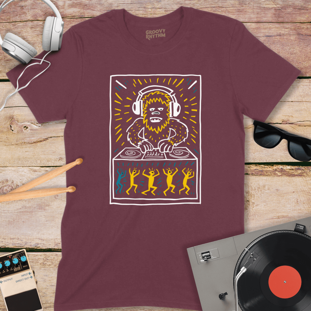 Bigfoot is a DJ Tshirt