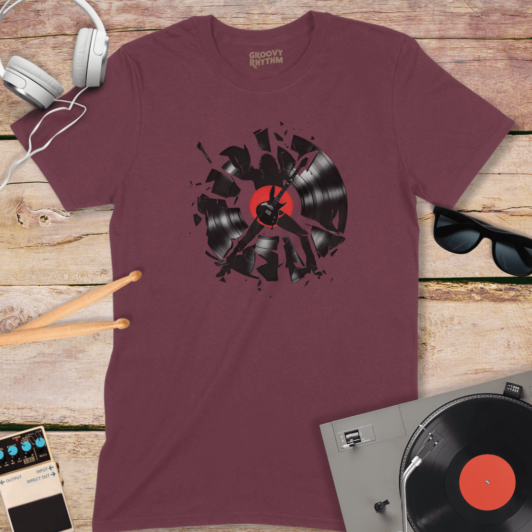 Shattered Vinyl Guitarist Tee