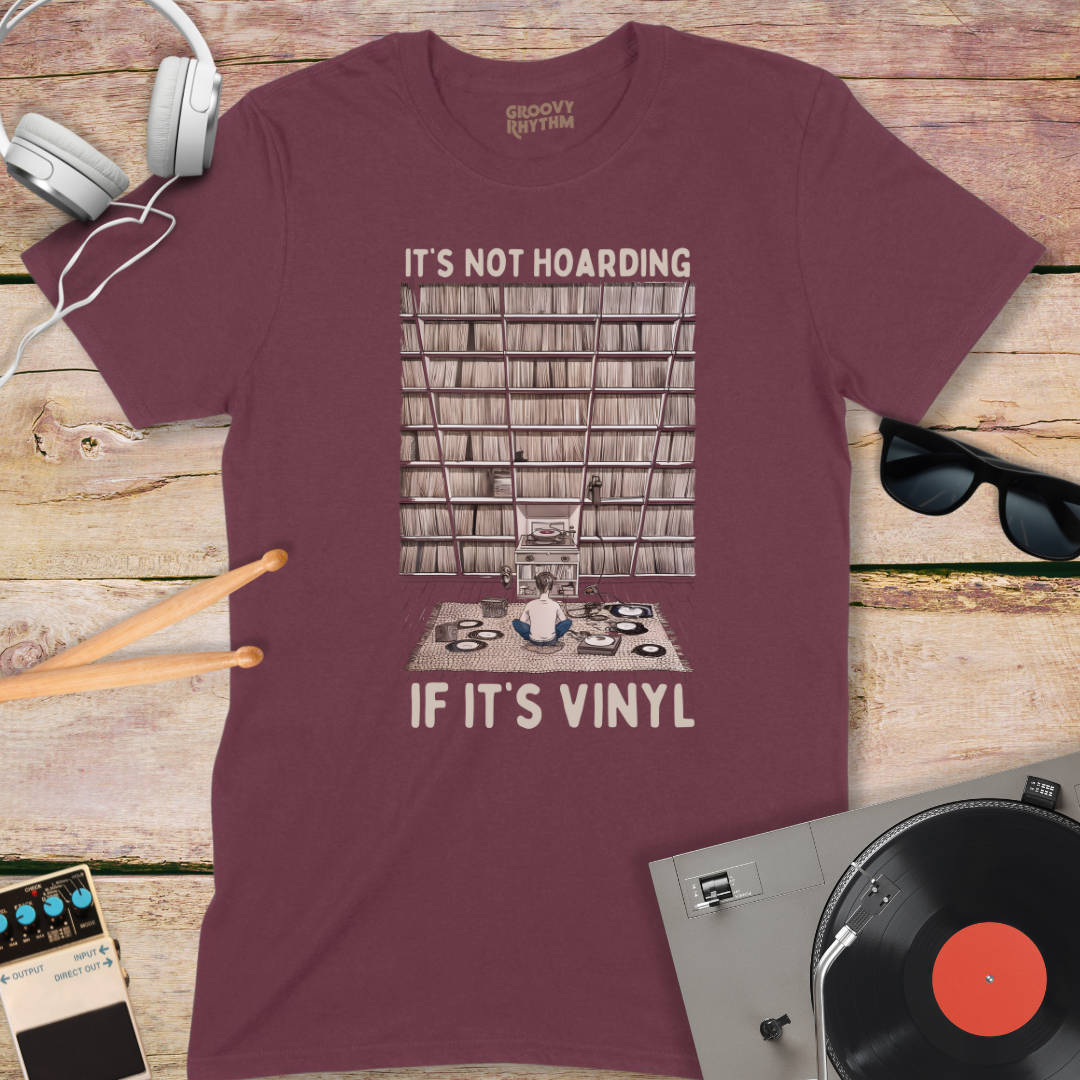 It's Not Hoarding If It's Vinyl Tee