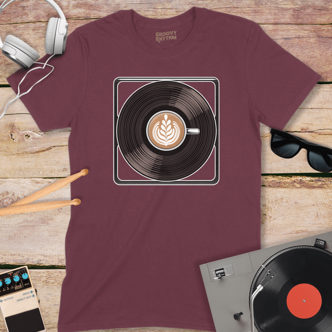 Cappuccino Record Tee