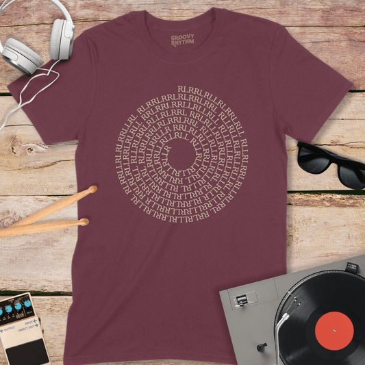 Paradiddle In the Round Tee