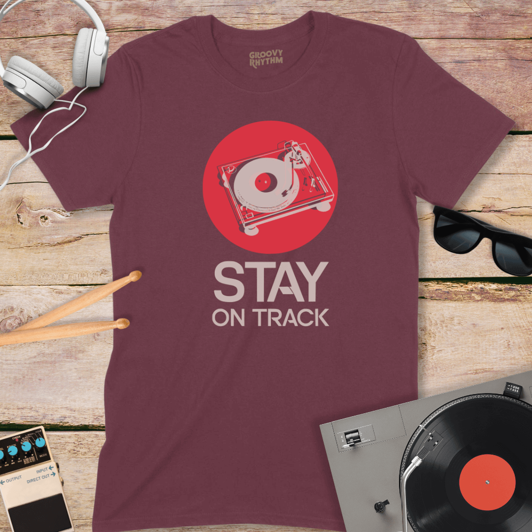 Stay on Track Vinyl T-Shirt