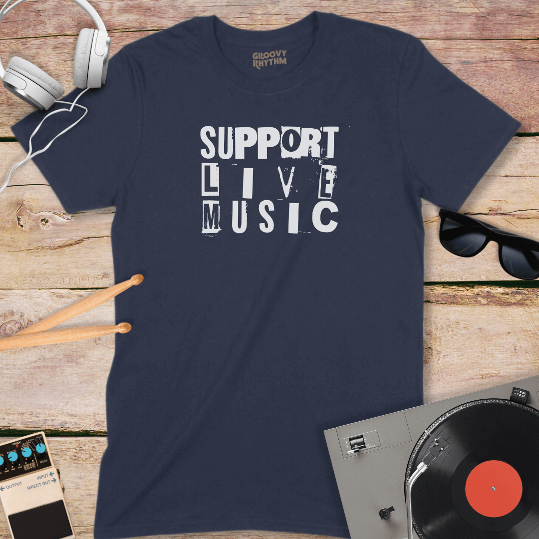 Support Live Music T-Shirt